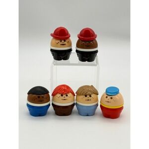 Vintage Little Tikes 6 Little People Bundle 1970s 80s Retro Collectible Toys